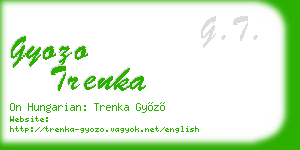 gyozo trenka business card